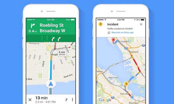 Google Maps Traffic Alerts (Source - Google)